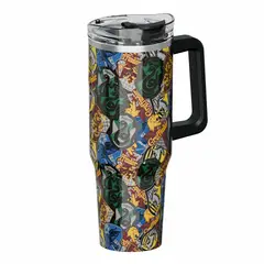 GARFIELD - Mug termo con asa Kawaii Chibi 1200 ml azul