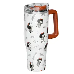 MAFALDA - Mug termo con asa Chibi 1200 ml blanco