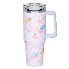 DISNEY CLASICOS - Mug Termo Gokko Tom y Jerry kawai Chibi con asa 1200 ML