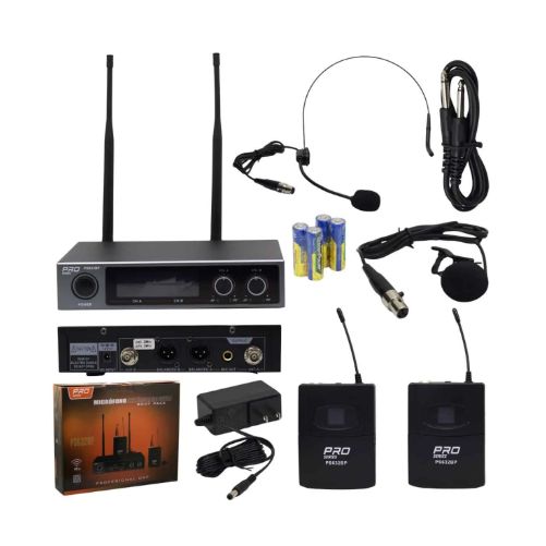 Micrófono Inalámbrico Doble Body Pack PS632BP PRO SERIES