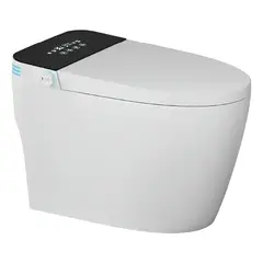 FRATELLI - Inodoro inteligente Atlas Pro max Blanco + Tapa Asiento y Accs 680X400X450 - Premium