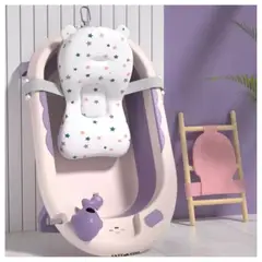 GENERICO - Bañera Ballenita + Cojin + Regadera - morado