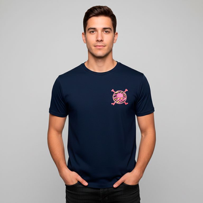 Polo Skull para hombre - Azul Marino