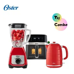 OSTER - Combo Licuadora BLSTKAGRRD - Freidora y Hervidor