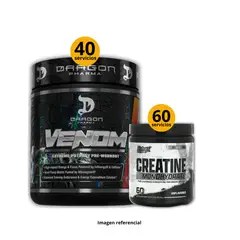 NUTREX - Preentreno Venom Dragon pharma + Creatina de 300gr
