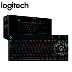 LOGITECH - Teclado G PRO RGB Mecánico GX Blue USB TKL para Gaming