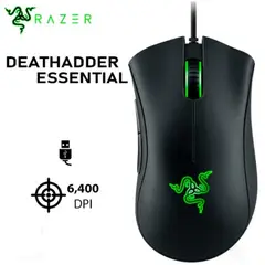 RAZER - Mouse DeathAdder Essential Gamer 6400DPI Negro