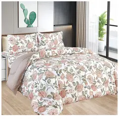 CASATEX - EDREDÓN TELA CON TELA CON DISEÑO EN QUEEN