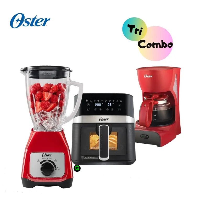 TriCombo Licuadora - Freidora y Cafetera 4tazas