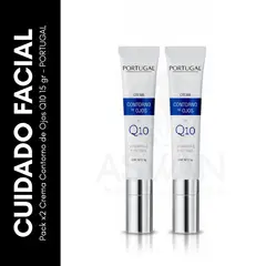 GENERICO - Pack x2 Crema Contorno de Ojos Q10 15 gr PORTUGAL