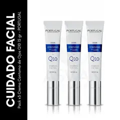 GENERICO - Pack x3 Crema Contorno de Ojos Q10 15 gr PORTUGAL