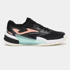 JOMA - Zapatillas Tenis Roland Lady 2501 C Negro Rosa Celeste