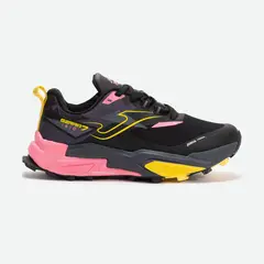 JOMA - Zapatillas Trail Running Sierra Lady 2531 Negro Rosa Amarillo