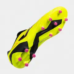JOMA - Zapatillas Futbol Score 2509 FG Negro Amarillo Flúor