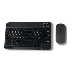 GENERICO - Teclado Mouse Super Delgado Inalámbrico Negro