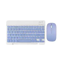 GENERICO - Teclado Mouse Super Delgado Inalámbrico Morado