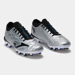 JOMA - Zapatillas Futbol Evolution Top 2512 FG Plata
