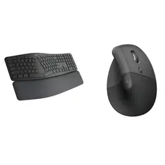 LOGITECH - Kit Teclado Y Mouse Ergo K860 + Mouse Lift Negro