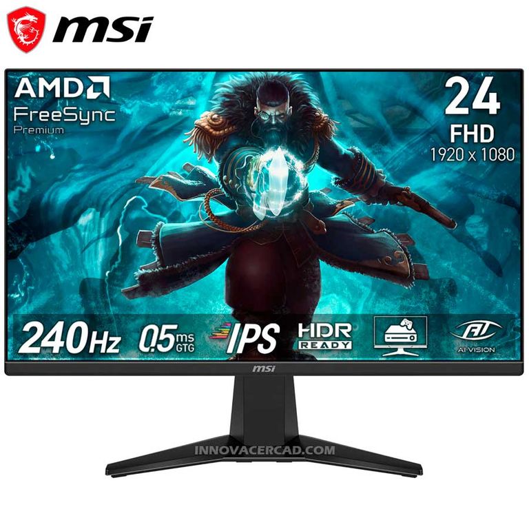 Monitor MAG 245F X24 1920x1080 FHD Fast IPS 240Hz 05ms HDR ready AMD FreeSync Premium