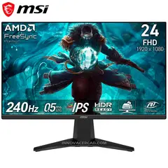 MSI - Monitor MAG 245F X24 1920x1080 FHD Fast IPS 240Hz 05ms HDR ready AMD FreeSync Premium