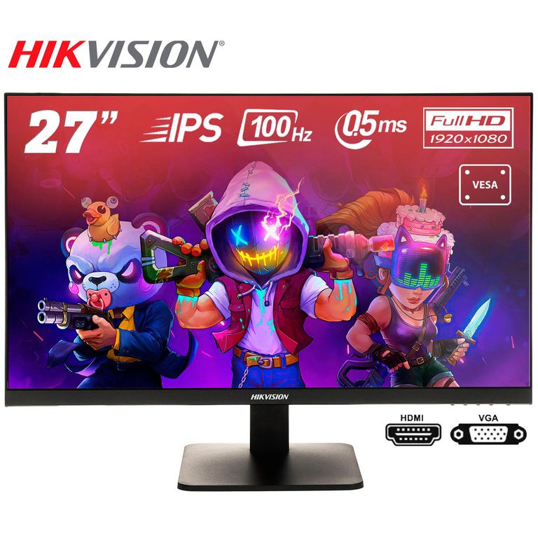 MONITOR 27 IPS FULL HD LED 100HZ 5MS VGA HDMI
