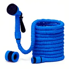 GENERICO - Manguera 30 Metros Retractil Expandible Multiusos Jardin