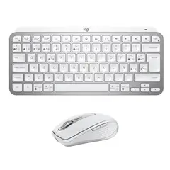 LOGITECH - Combo Teclado Mx Keys Mini + Mouse Mx Anywhere 3S Teclado Blanco