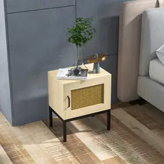 TU MESITA - Velador Donald con Ratán Color Rovere