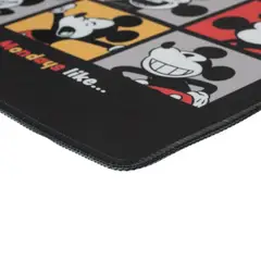 MICKEY MOUSE - Mouse Pad Desk Disney Neopreno Antideslizante 24x20 CM Negro