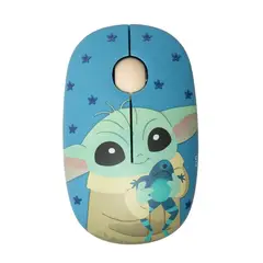 DISNEY CLASICOS - Mouse Inalambrico Star Wars Baby Yoda Azul