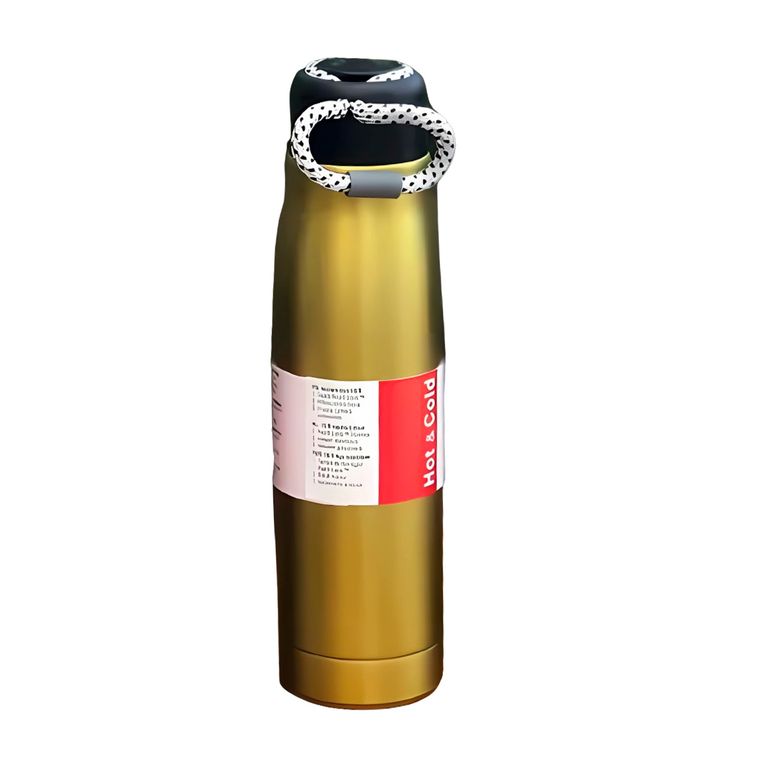 Termo de Botella Dorado