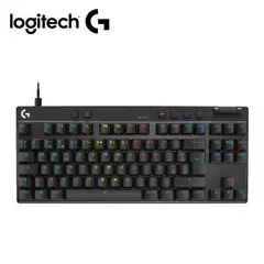LOGITECH - TECLADO PRO X TKL RAPID ANÁLOGO WIRED USB-C LIGHTSYNC RGB KEYCONTROL BLACK