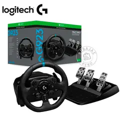 LOGITECH - G923 TRUEFORCE Volante y Pedales para PC/Xbox Black USB