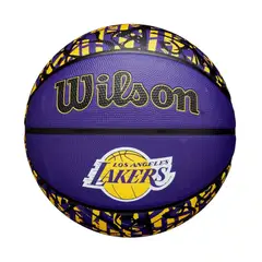 WILSON - PELOTA DE BASKET NBA TEAM GRAFFITI LAKERS 7