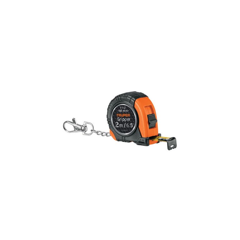 Cinta Métrica Gripper de 2 m tipo llavero cinta 13mm - 14602