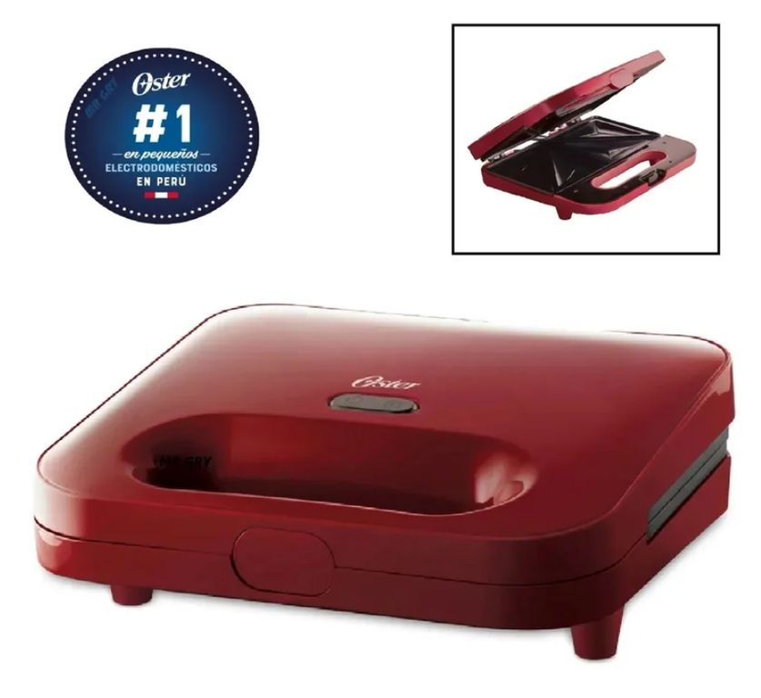 Sandwichera Eléctrica CKSTSM2885R-053 - Rojo