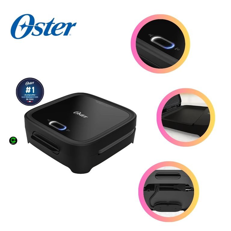 Sandwichera Oster® Compacta con Platos Hondos CKSTSM400