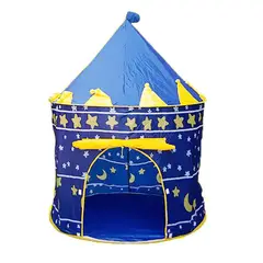 GENERICO - Carpa Castillo Casita Armable para Niños y Niñas MOD1 Azul