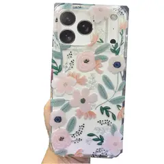 CASE - Funda Mikalen Para Phone 17 Pro Max Floral Nude