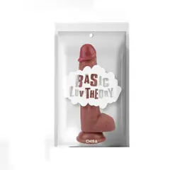CHISA - Dildo Realista Basic Luv Theory Silicona 19.5 cm Ø 3.8 cm Ventosa