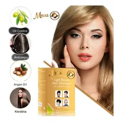 MUSA ACCESORIOS - SHAMPOO TINTE MUSA RUBIO CLARO ANTICANAS X10 SACHETS