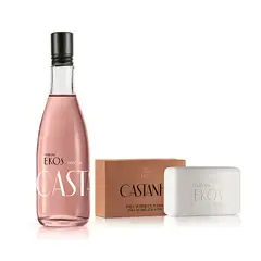 NATURA - Jabon en barra +Ekos Frescor Castaña tododia