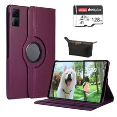 LENOVO - Tablet M11 8GB+128GB WiFi y Funda -Morado Y 128GB memoria