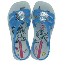 IPANEMA - Sandalias Niña Playera Stitch Celeste Blanco