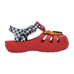 HOT WHEELS - Sandalias Bebe Canasta Rojo