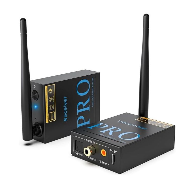 Transmisor y receptor de audio inalámbrico de 2.4 GHz