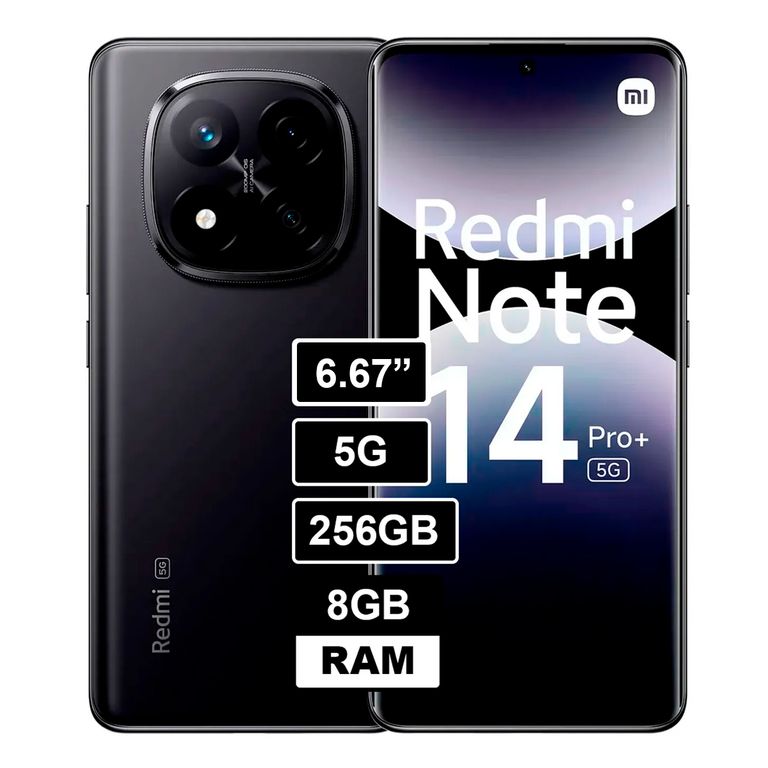 Redmi Note 14 Pro Plus 5G 8GB 256GB Negro