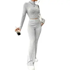 GIOIO - Conjunto de Pantalón Mujer Casual Elegante y Cómodo