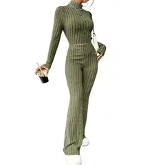 GIOIO - Conjunto de Pantalón Mujer Casual Elegante y Cómodo