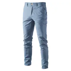 GIOIO - Pantalón Hombre Casual Clásico Cómodo Versátil